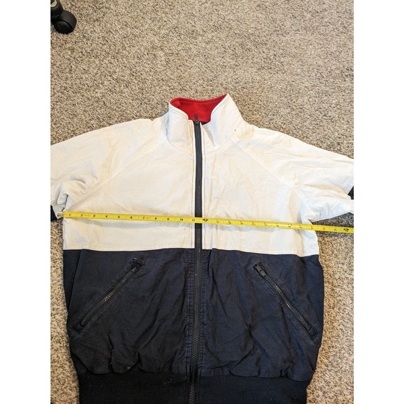 John Galt Women's Jacket White Full Zip Size M Vintage Collared. - Picture 5 of 7